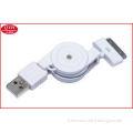 USB Charging Retractable Sync Cable iPhone iPad 30pin cord